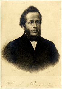 HUA-104210-Portret van Hendrik Jan Broers geboren 1815 arts te Utrecht schrijver van boeken over de Utrechtse geschiedenis overleden 1876 Borstbeeld rechts