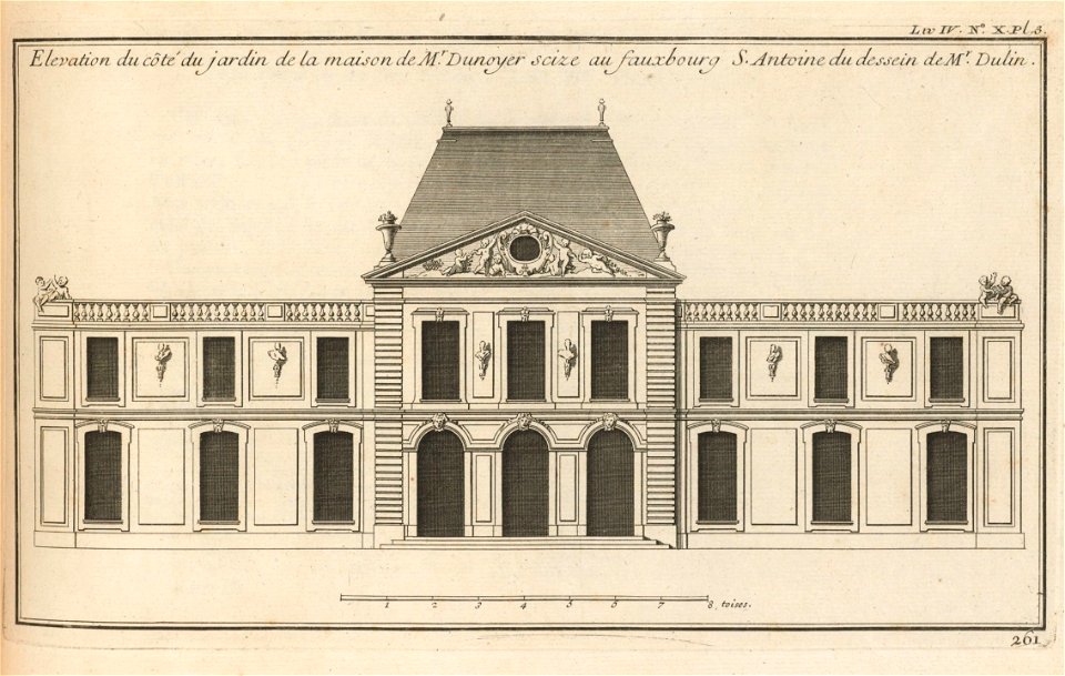 Houghton Typ 715.52.219 - Architecture françoise, vol. II, plate iii