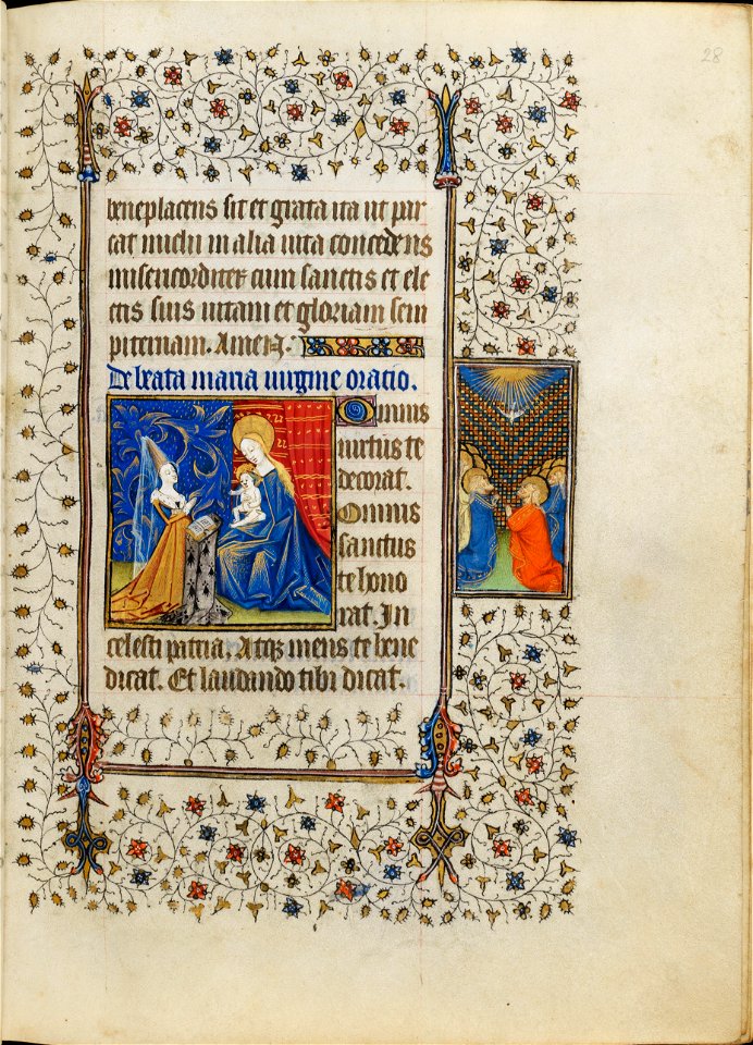 Hours of Isabella Stuart - Fitzwilliam Museum Ms62 f28r (Margaret of ...