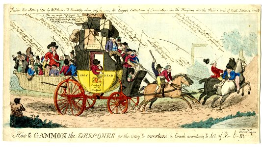 How to gammon the deep ones or the way to overturn a coach according to act of p-l-m-t. (BM 1868,0808.5990 1)