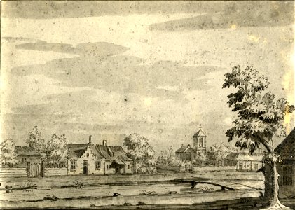 HUA-107571-Gezicht op het dorp JutphaasNB De gemeenten Jutphaas en Vreeswijk zijn per 1 juli 1971 samengevoegd tot de nieuw gevormde gemeente Nieuwegein