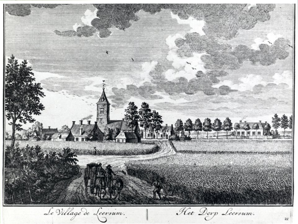 HUA-107580-Gezicht op het dorp Leersum