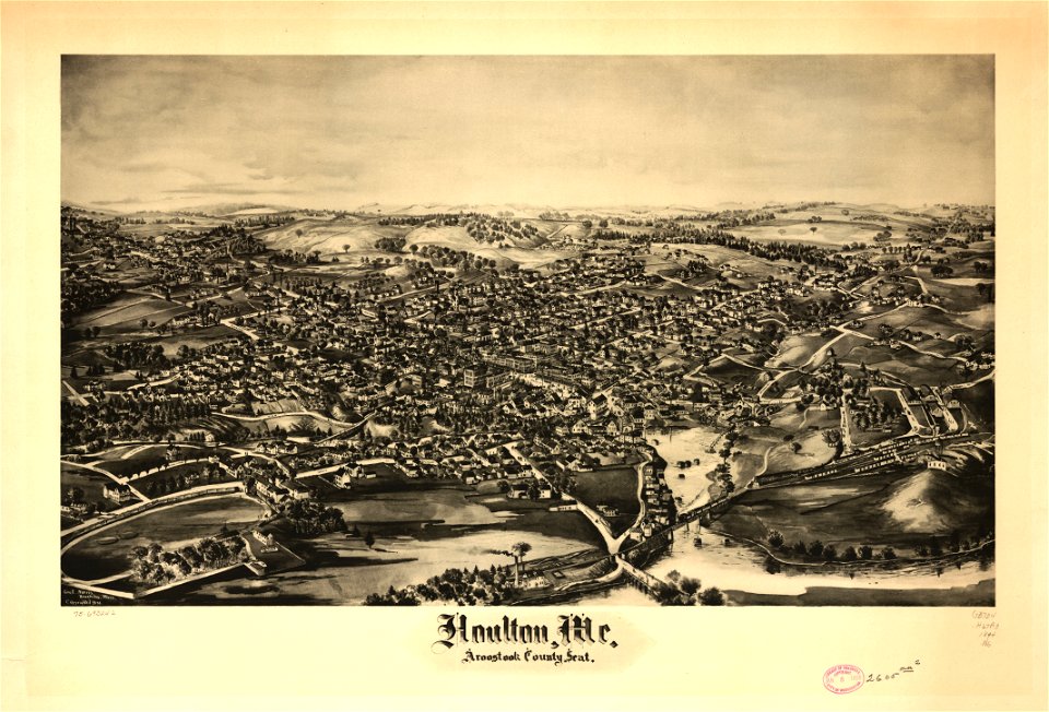 Houlton, Me. Aroostook County seat. LOC 75693242