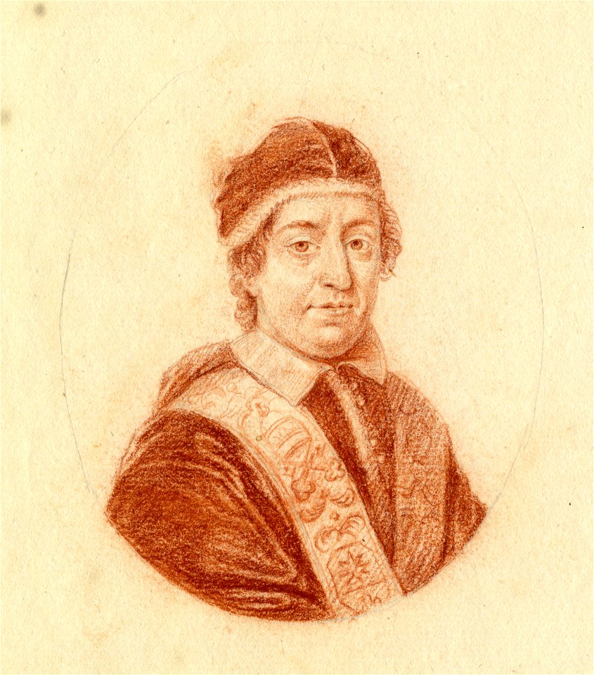 HUA-135496-Portret van Paus Clemens XI Giovanni Maria Albani 1700 1721 