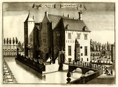 HUA-135363-Gezicht vanaf de voorburcht op het kasteel Beverweerd bij Werkhoven