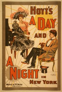 Hoyt's A day and a night in New York LCCN2014636287