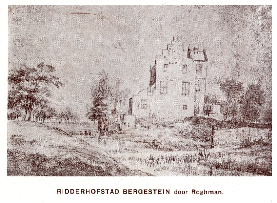HUA-107284-Gezicht vanaf het voorplein op de voorgevel van het kasteel Bergestein bij Amerongen