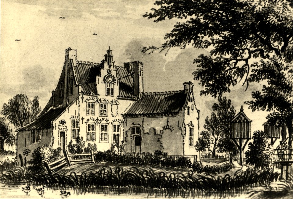 HUA-107327-Gezicht op het huis Emminkhuizen bij Renswoude