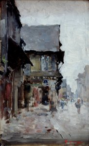 Houses at Vitré Nicolae Grigorescu