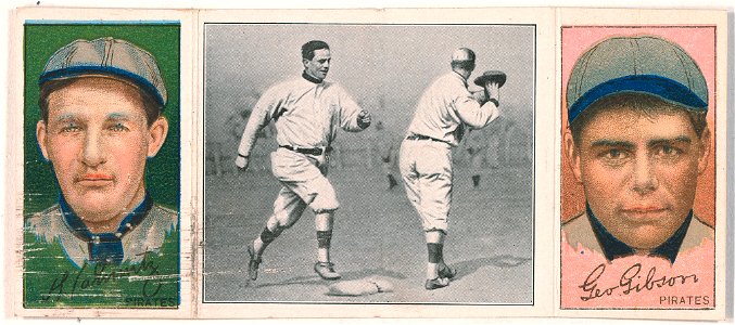 Howard Camnitz-George Gibson, Pittsburgh Pirates, baseball card portrait LCCN2008678501