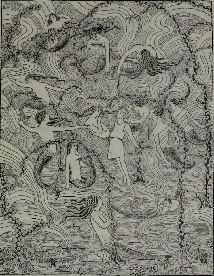 Hovine - Conte sous-marin, Annette et Doric, Fanfreluche, Papillon, 1918 (page 13 crop)