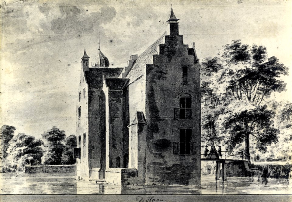 HUA-107337-Gezicht op het kasteel Groenewoude bij Woudenberg uit het noordwesten