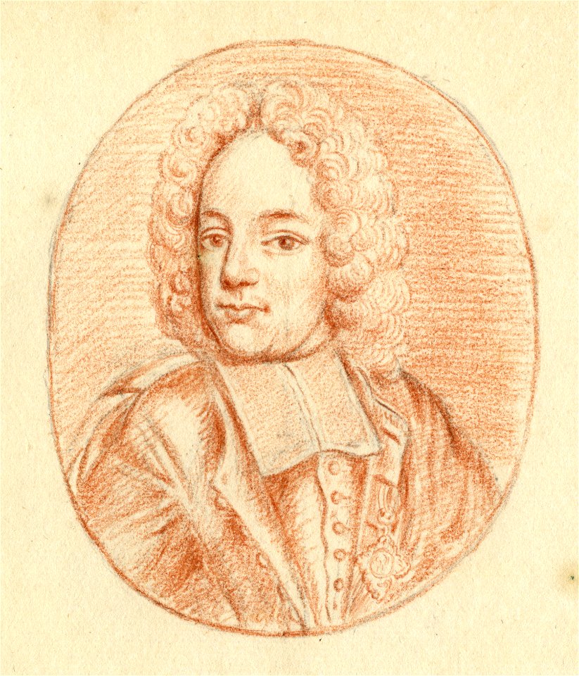 HUA-135525-Portret van een onbekend persoon waarschijnlijk de Engelse gevolmachtigde John Robinson bisschop van Bristol grootdeken van Windsor en Wohlverhampton 