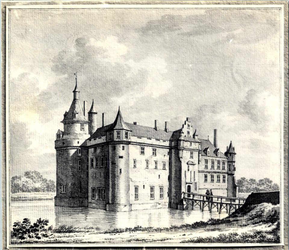 HUA-107312-Gezicht op het kasteel Duurstede te Wijk bij Duurstede