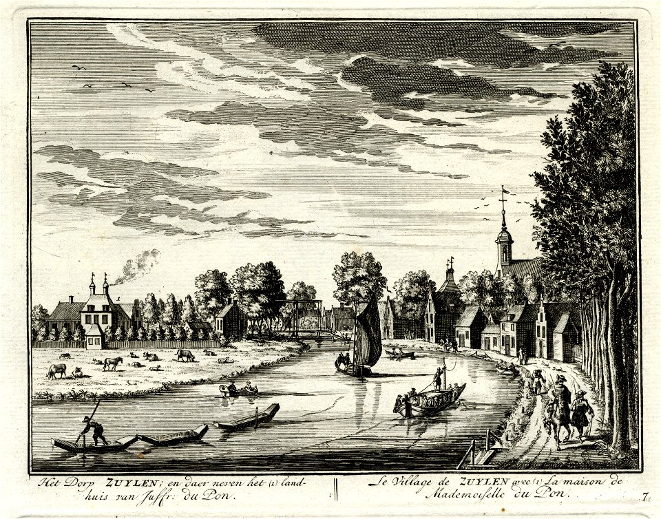 HUA-135696-Gezicht over de Vecht te Zuilen uit het zuidoosten