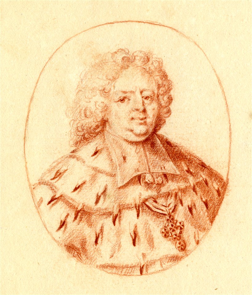 HUA-135498-Portret van Frans graaf Van Schönborn kamerheer en hofraad van de Duitse keizer geheimraad van de keurvorst van Mainz prins bisschop van Bamberg