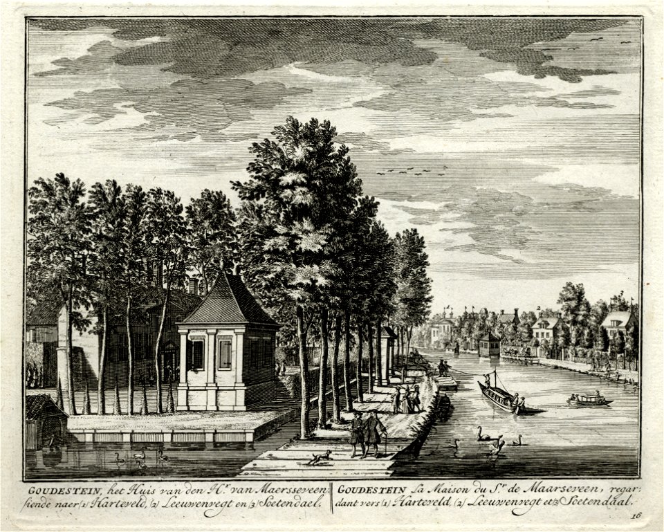 HUA-135705-Gezicht over de Vecht op de buitenplaats Soetendaal