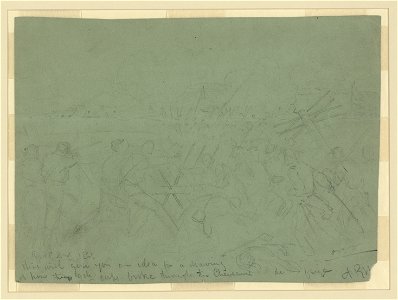 How the 9th corps broke through the Cheveaux de frise LCCN2004660972