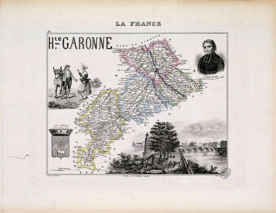 Hte-Garonne (La France et ses colonies, n° 30) - Fonds Ancely - B315556101 A CARTES 2 002