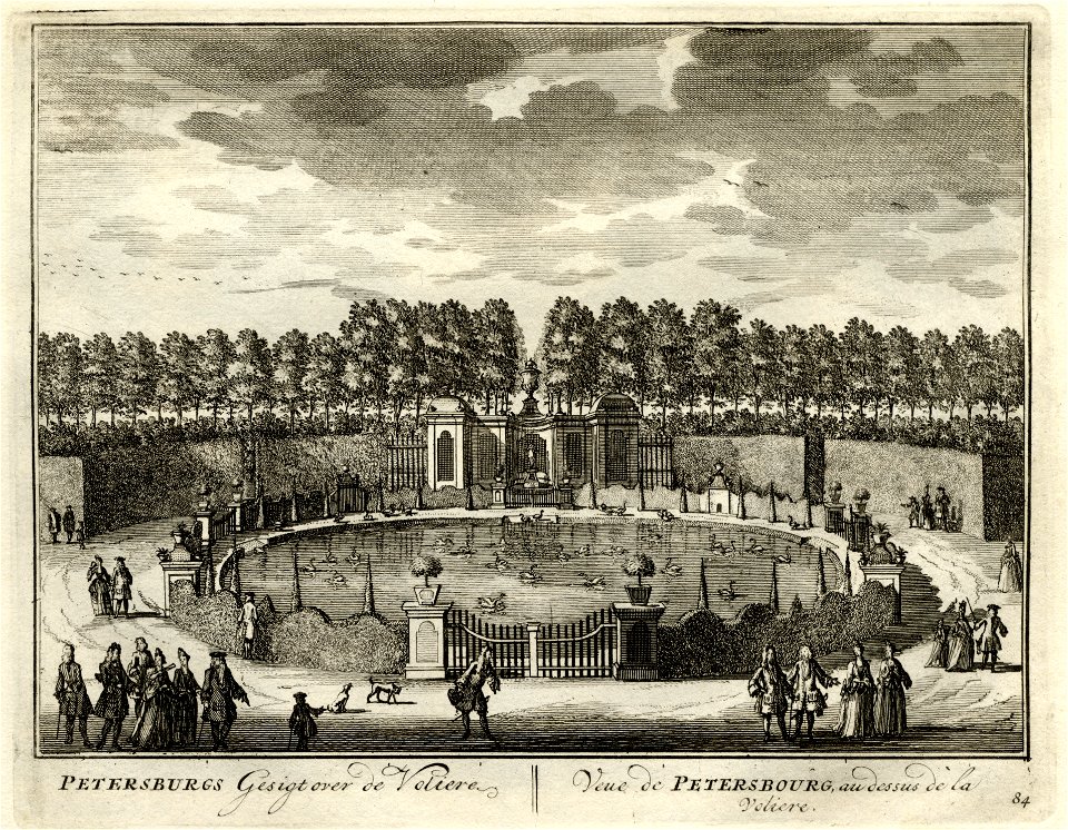 HUA-135669-Gezicht in twee van de grote lanen op de buitenplaats Petersburg bij Nigtevecht