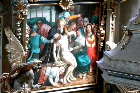 Hradschin Allerheiligenkirche - Altarbild Kreuzabnahme