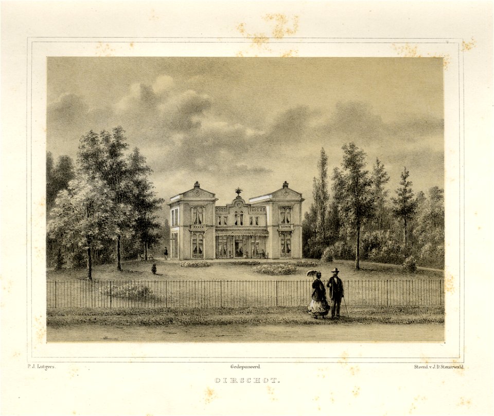 HUA-135861-Gezicht vanaf de straat op de voorgevel van het huis Oirschot te Zeist