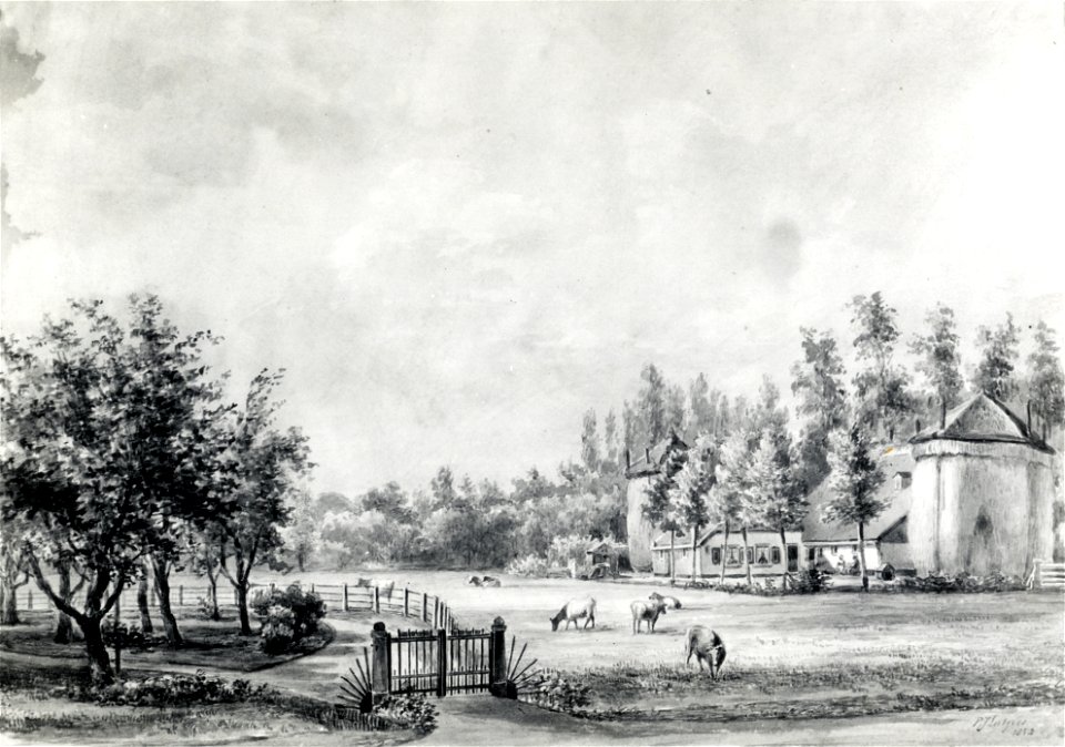 HUA-107629-Gezicht op de boerderij Sophia s Hoeve te Vreeland