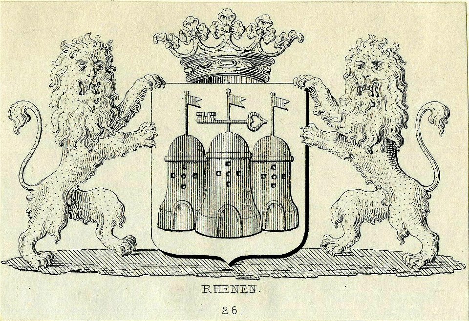 HUA-200127-Afbeelding van het gemeentewapen van Rhenen