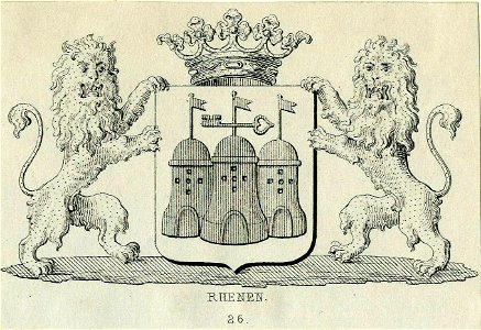 HUA-200127-Afbeelding van het gemeentewapen van Rhenen