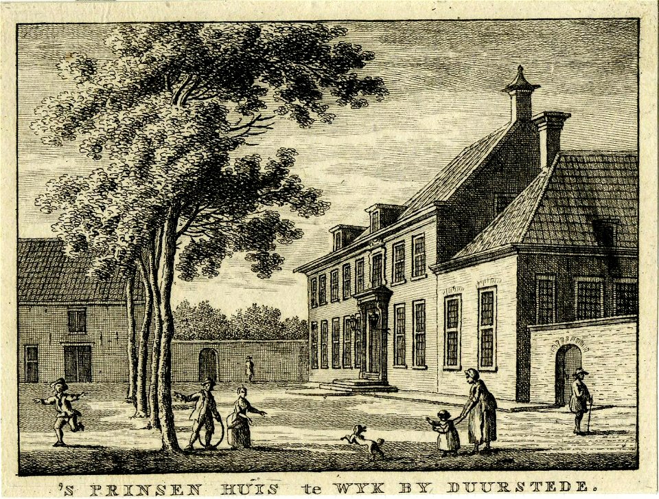 HUA-200178-Gezicht op het Prinsenhuis te Wijk bij Duurstede