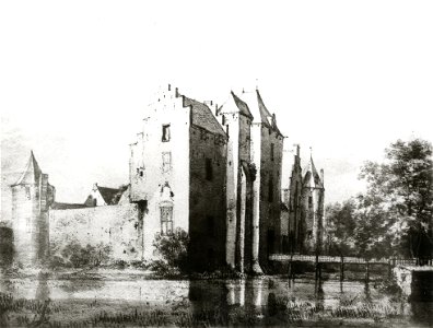 HUA-107300-Gezicht op het kasteel Doorn te Doorn