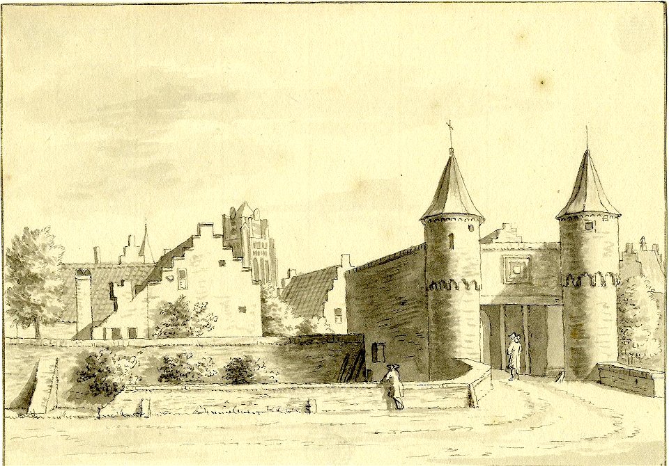 HUA-200162-Gezicht op de Veldpoort te Wijk bij Duurstede