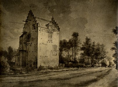 HUA-107480-Gezicht op de achter en de zijgevel van het huis Stormerdijk te Jutphaas uit het noordoosten met op de voorgrond de JutphasedijkNB De gemeenten Jutpha