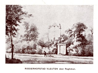 HUA-107485-Gezicht op het kasteel Vleuten te Vleuten