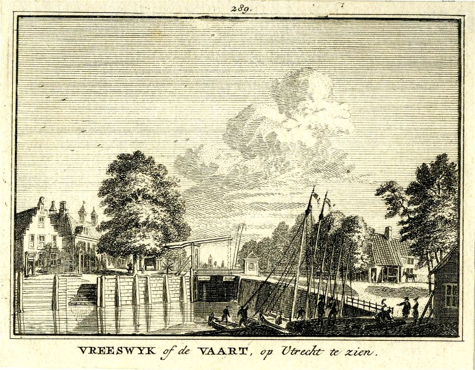 HUA-200899-Gezicht op de sluis te Vreeswijk uit het zuiden