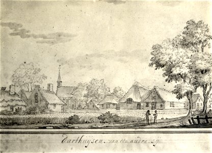 HUA-107563-Gezicht in het dorp DarthuizenNB Darthuizen maakt thans deel uit van de gemeente Leersum