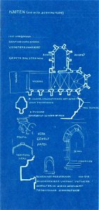 HUA-200490-Plattegrond en afbeeldingen van diverse onderdelen van de Nederlands Hervormde kerk te Cothen