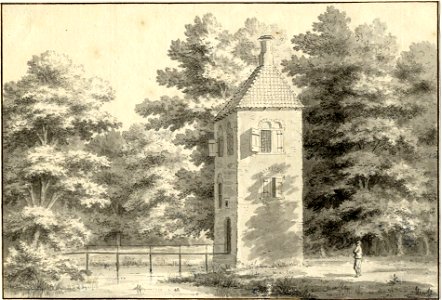 HUA-201137-Gezicht op het huis Oud Broekhuizen bij DarthuizenNB Darthuizen maakt thans deel uit van de gemeente Leersum