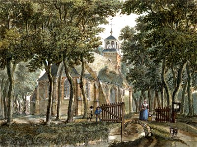 HUA-200927-Gezicht op de Nederlands Hervormde kerk te t Waal