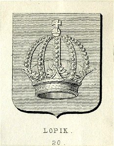 HUA-200685-Afbeelding van het gemeentewapen van Lopik