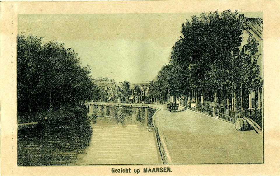 HUA-200720-Gezicht op de Vecht te Maarssen