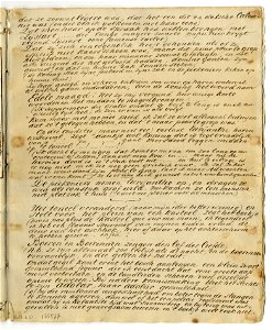 HUA-135577-Afbeelding van een pagina met commentaar op de opera Euryanthe van Carl Maria von Weber op 25 maart 1861 in de Utrechtse schouwburg uitgevoerd