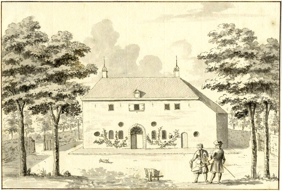HUA-201113-Gezicht op de voorgevel van het huis Blasenburg