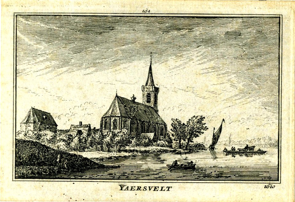 HUA-200578-Gezicht op het dorp Jaarsveld aan de Lek