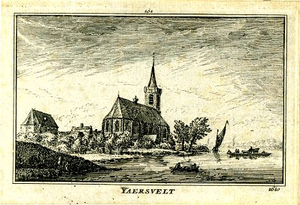 HUA-200578-Gezicht op het dorp Jaarsveld aan de Lek
