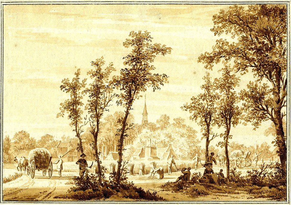 HUA-200520-Gezicht op het dorp Driebergen vanaf de Engweg