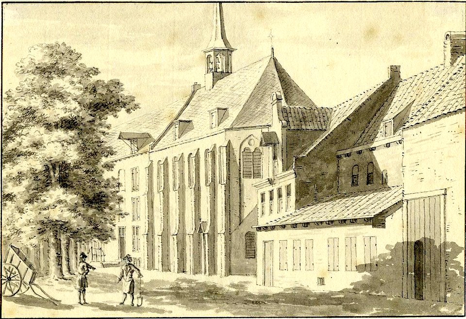 HUA-200063-Gezicht op de St Aagtenkapel aan t Zand te Amersfoort