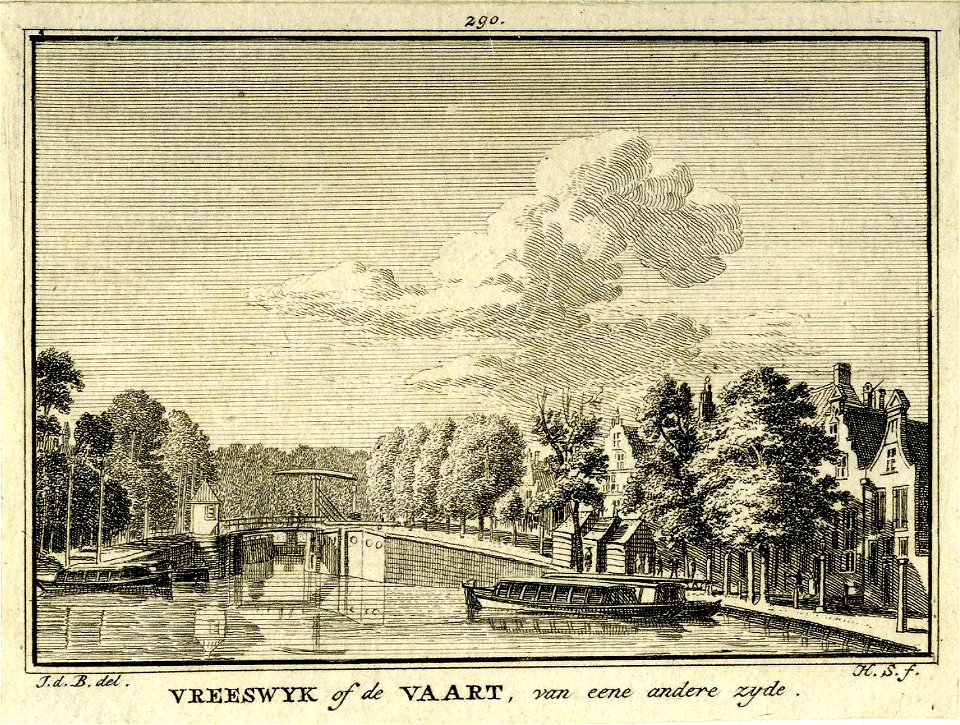 HUA-200900-Gezicht op de sluis te Vreeswijk uit het noorden