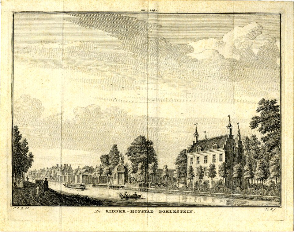 HUA-201124-Gezicht over de Vecht te Maarssen op het huis Bolenstein
