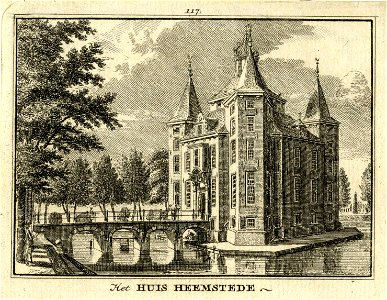 HUA-201383-Gezicht op het huis Heemstede gemeente Houten uit het noorden